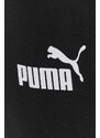 Kalhoty Puma dámské, černá barva, hladké