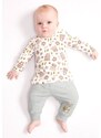 bonprix Baby kalhoty ze žerzeje (2 ks v balení), organická bavlna Bílá