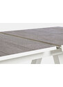 Hnědý keramický zahradní rozkládací jídelní stůl Bizzotto Kriton 205/265 x 103 cm