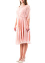 FOR COSTUME Pink společenské šaty