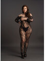 Erotické bodystocking s dlouhým rukávem Le Désir