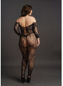 Erotické bodystocking s dlouhým rukávem Le Désir