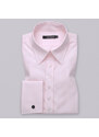 Willsoor Dámská košile s růžovým pruhovaným vzorem 12454