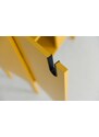 Matně hořčicově žlutá lakovaná knihovna Tenzo Uno 176 x 109 cm