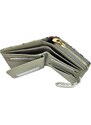 Dámská kožená peněženka Patrizia SN-116 RFID šedá / fialová