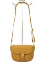 Kožená crossbody kabelka Luka 19-59 camel