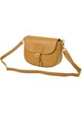 Kožená crossbody kabelka Luka 19-59 camel