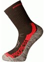 Progress X-TREME merino funkční ponožky tmavě šedá/růžová 35-38