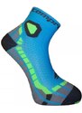 CSX-RUN funkční sportovní ponožky COMPRESSOX žlutá/tyrkysová 39-42