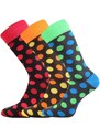 WEAREL 019 pánské ponožky barevné Lonka - VELKÉ PUNTÍKY