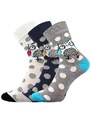 Boma XANTIPA dámské barevné ponožky - SOVA mix 60