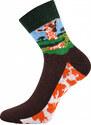 Boma XANTIPA dámské barevné ponožky - SAFARI mix 58