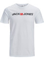 Jack and Jones Tričko Corp Slim Fit bílé