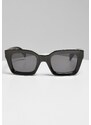 URBAN CLASSICS Sunglasses Poros With Chain - black/black