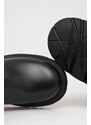 Kožené kotníkové boty Camper Milah dámské, černá barva, na plochém podpatku