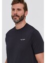 Bavlněné tričko Armani Exchange tmavomodrá barva, s potiskem, 8NZT91 Z8H4Z NOS