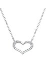 Šperky pro tebe Stříbrný náhrdelník – Symbol lásky