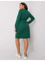 Fashionhunters Zelené bavlněné šaty od Lareen