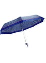 Real Star Umbrella Mini skládací deštník s kostičkami modrá 4753