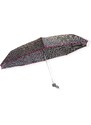 Real Star Umbrella Mini skládací deštník se vzorem černá 9234