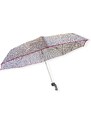 Real Star Umbrella Mini skládací deštník se vzorem bílá 9235