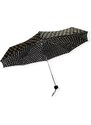 Real Star Umbrella Mini skládací deštník s kostičkami černá 4819