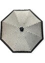 Real Star Umbrella Mini skládací deštník s puntíky bílá 9231