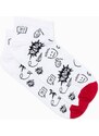 EDOTI Pánské ponožky - bílá V25 U177