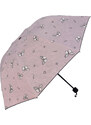 Delami Deštník měnící barvu Butterfly, růžový