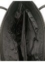 Tapple Stylová černá kabelka přes rameno z eko kůže