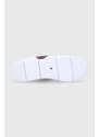 Boty Tommy Hilfiger LIGHTWEIGHT LEATHER SNEAKER bílá barva, na plochém podpatku, FW0FW04261