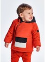 MAYORAL chlapecká bunda boční zip kapsa oranžová
