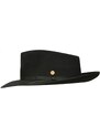 Černý klobouk Mayser - limitovaná kolekce Udo Lindenberg