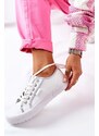 BIG STAR SHOES Women's Leather Sneakers BIG STAR II274055 White