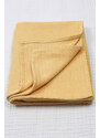 TrendUpcz Dětská hřejivá hrubá deka, hořčicově žlutá, 93 x 100 cm