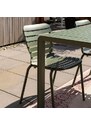 Zelená kovová zahradní židle ZUIVER VONDEL