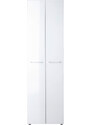 Bílá dřevěná šatní skříň GEMA Compo 144 x 97 cm