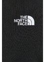 Bavlněná mikina The North Face pánská, černá barva, s potiskem, NF0A4SZ9JK31
