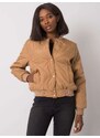 BASIC BÉŽOVÝ PROŠÍVANÝ BOMBER -BEIGE Béžová