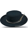 Černý klobouk - Matheo - vintage - limitovaná kolekce