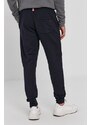 Kalhoty Tommy Hilfiger pánské, tmavomodrá barva, s aplikací