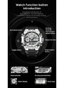 Digitální hodinky pánské LIGE – Stříbrná + dárek ZDARMA