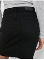 Černá džínová pouzdrová mini sukně Noisy May Callie - Dámské