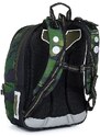 SET Školní batoh s penálem a pláštěnkou TOPGAL LYNN 21018 vojenský