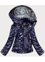 Tmavě modrá lesklá dámská bunda model 15826822 - S'WEST