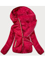 Z-DESIGN Krátká červená dámská bunda 2 v 1 (H1029-29)