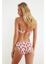 Trendyol Crispy Floral Patterned Gype Low Waist Bikini Bottom