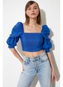 Dámský crop top Trendyol Ruffle detailed