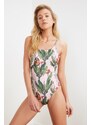 Trendyol Parrot Pattern Swimwear