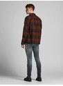 Tmavě šedé skinny fit džíny Jack & Jones Iliam - Pánské